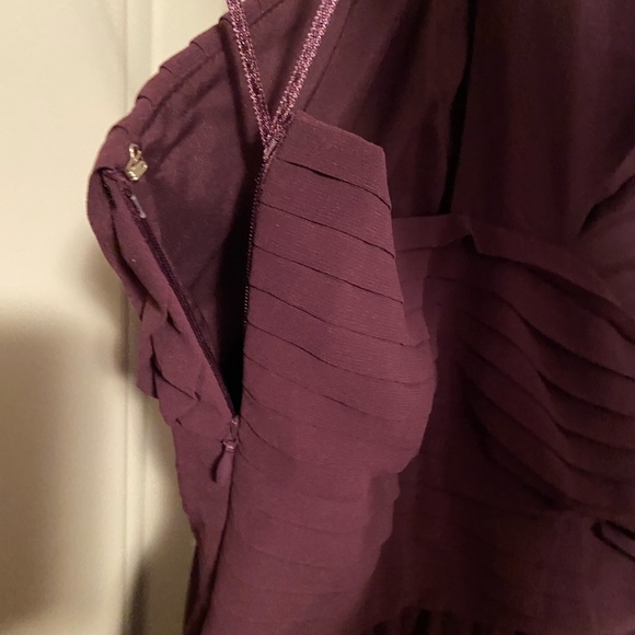 ModCloth plum party dress knee length - Picture 7 of 8